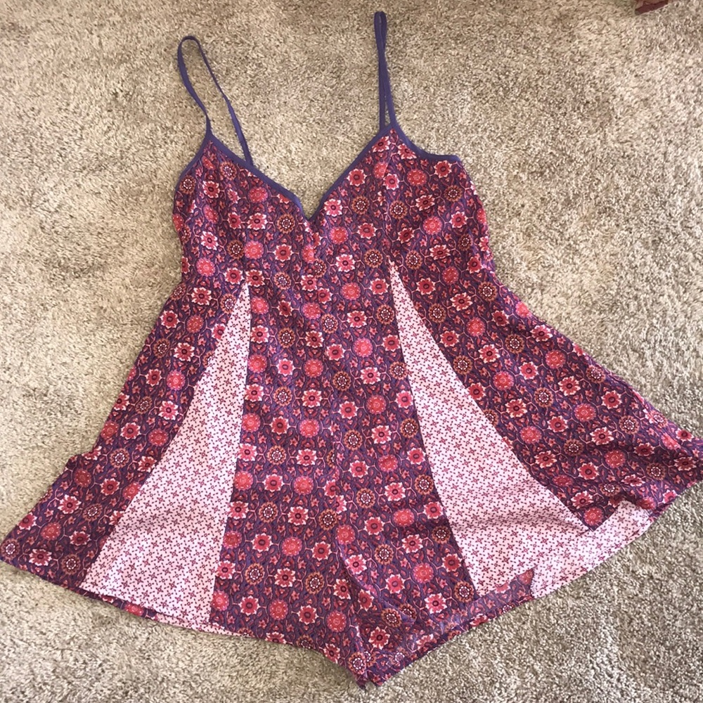 Purple & Pink Urban Outfitters Romper